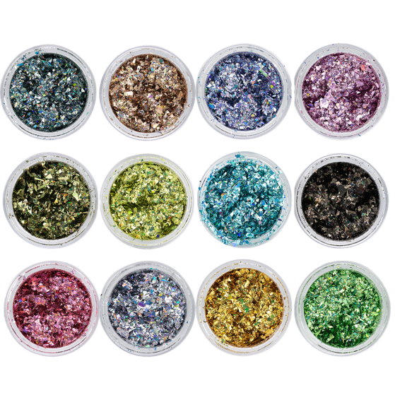 Crushed Glitter 12 colors