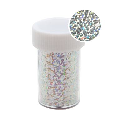 Foil Holo Silver Confetti