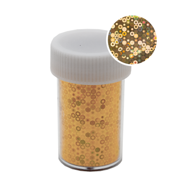 Foil Holo Gold Circle