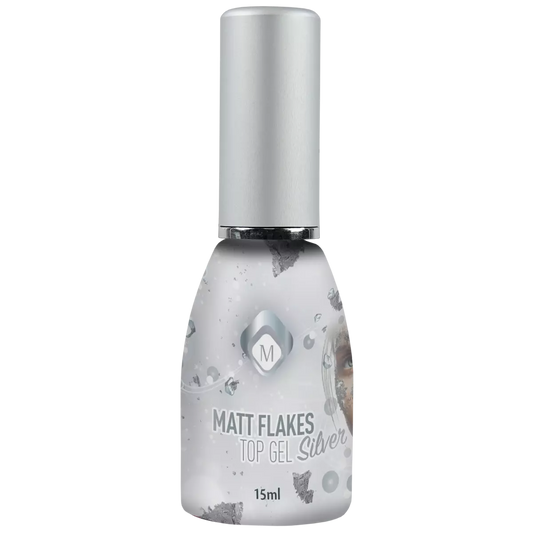 Matt Flakes Top Gel Silver